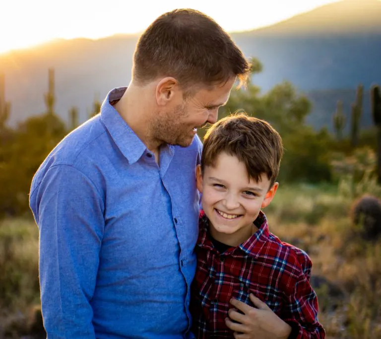 Dad and Son Photo