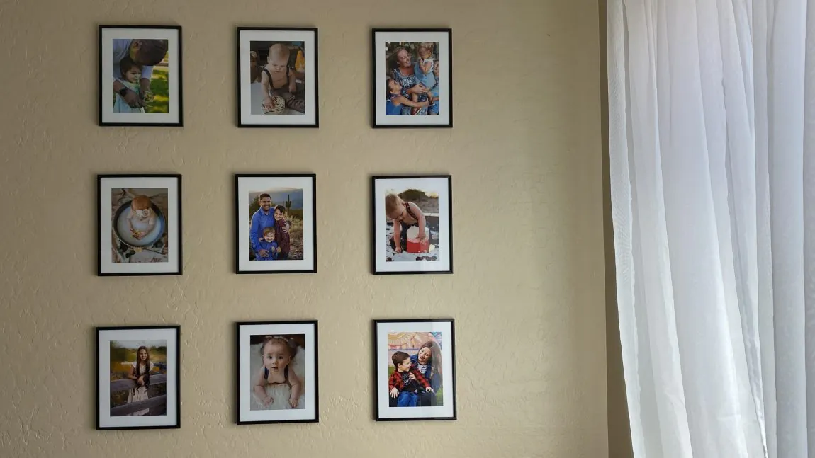 Wall Display Family Photos