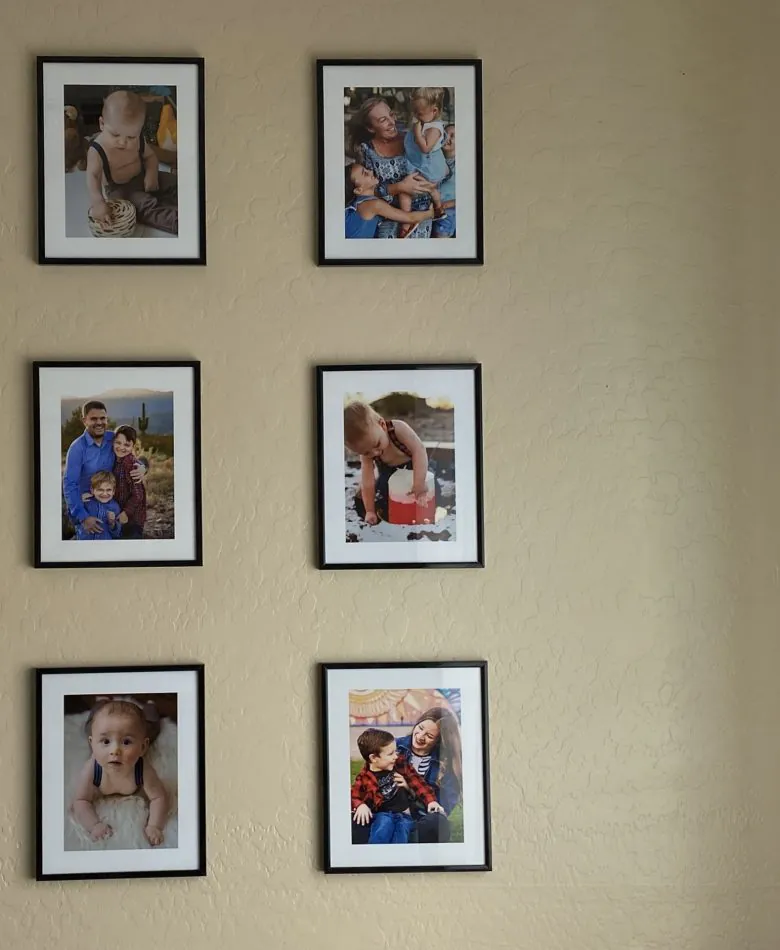 Wall Display Family Photos