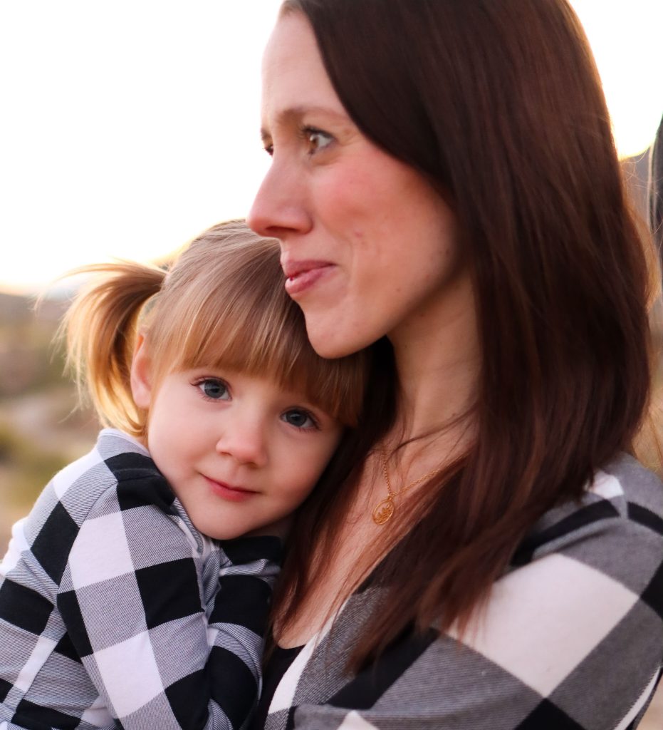 Sweet Mother and Daughter Photo Session