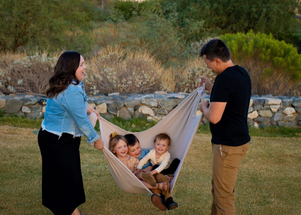 Playful Family Photo Display