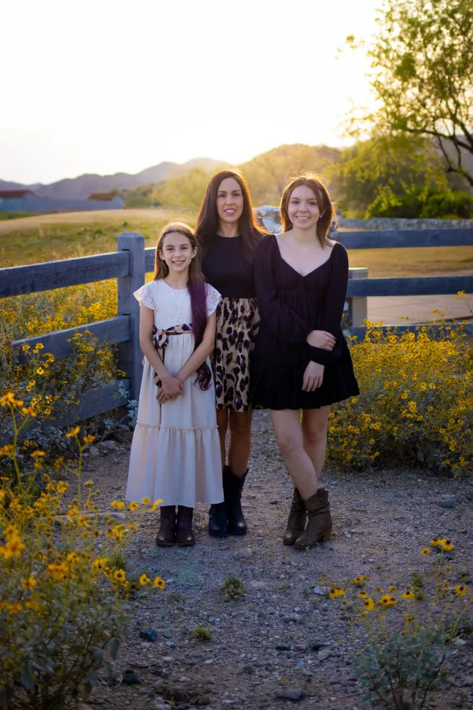 Mother and Daughters Photo Display