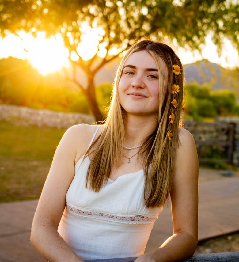 Teen girl photo session