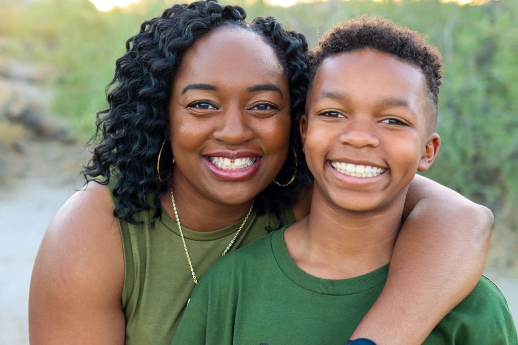 Mother and Son Photo