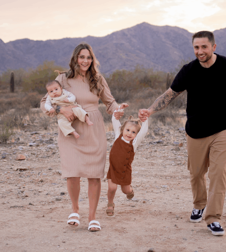 Family Photo of Golden Hour Photography in Arizona