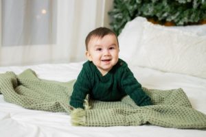 Young boy during a sitter photo session