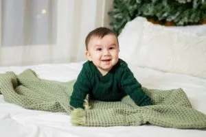 Young boy during a sitter photo session