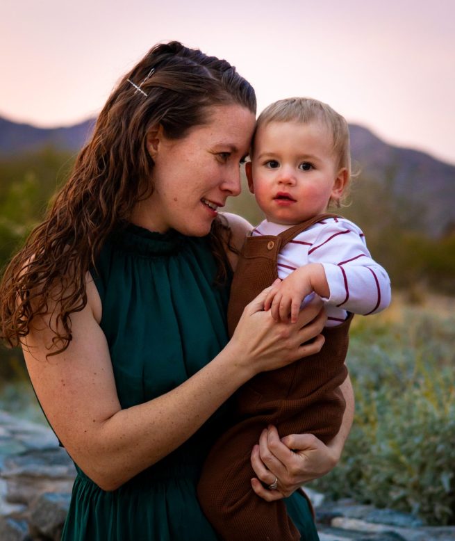 Mother and son photography session AZ